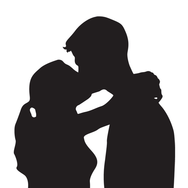 Couple Kissing Drawing